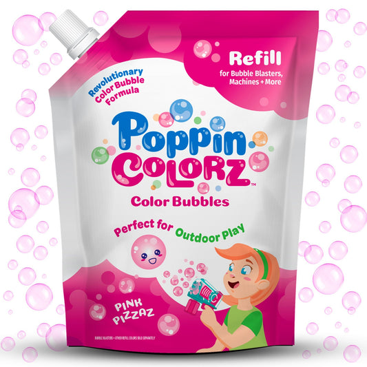 Poppincolorz - Color Pink Pizzaz Refill 14Oz - Marah Kids