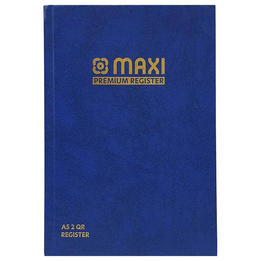 MAXI REGISTER BOOK A5 2QR 60GSM 96 SHEETS