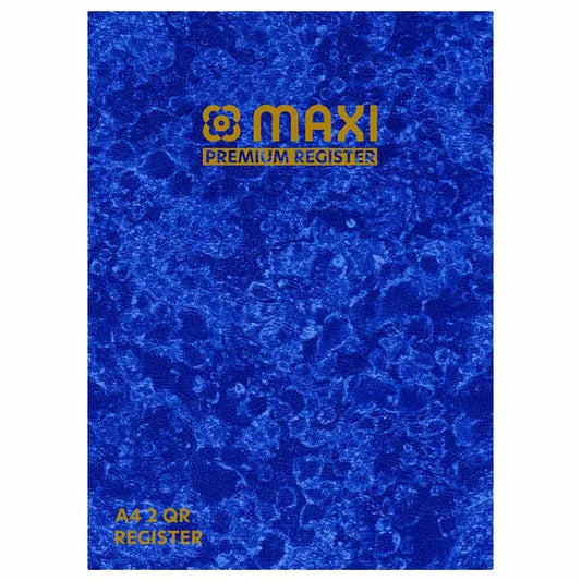 MAXI REGISTER BOOK A4 2QR 60GSM 96 SHEETS