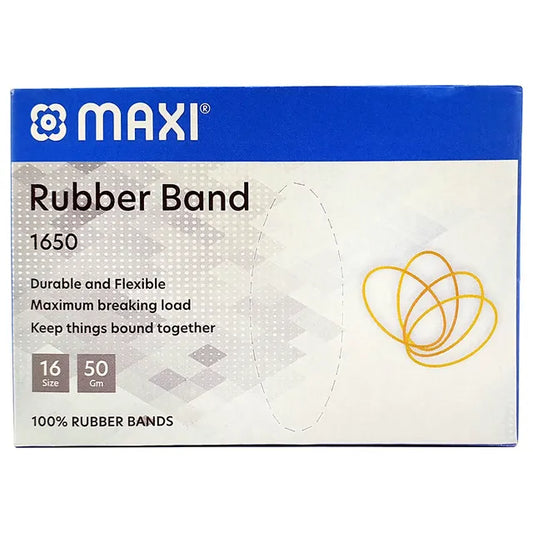 MAXI RUBBER BAND 50GM SIZE 16