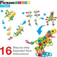 Picasso Magnetic Engineering Construction Building Set with Idea Book 250 - pieces - Marah Kids