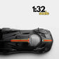 D - power MSZ – Pagani ZONDA Revolucion – Black | Die - Cast Replica, Ultimate Collector's Item, Hyper Cars | Interact with Doors & Hoods - Pull Back Collection with Lights & Sounds | Size - 1:32, For Kids 3+ - Marah Kids