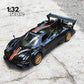 D - power MSZ – Pagani ZONDA Revolucion – Black | Die - Cast Replica, Ultimate Collector's Item, Hyper Cars | Interact with Doors & Hoods - Pull Back Collection with Lights & Sounds | Size - 1:32, For Kids 3+ - Marah Kids