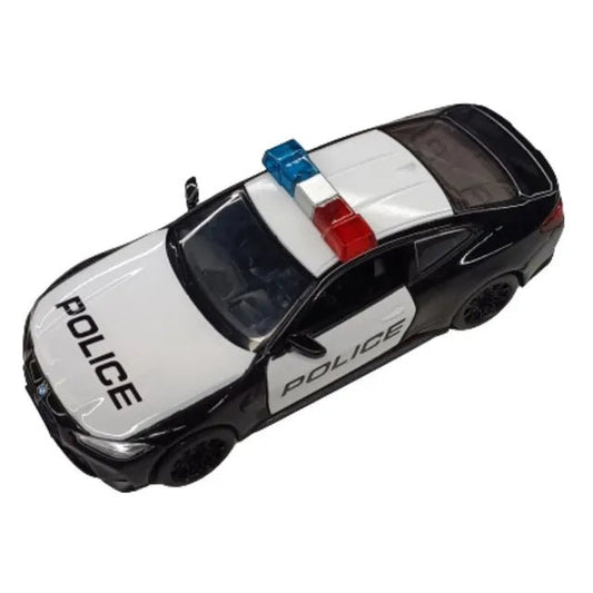 D - power MSZ – BMW M4 (G82) - Black | 1:64 Sized Car | Die - Cast Replica, Ultimate Collector's Item, Toy Car, Police Car | Size - 1:64, For Kids 3+ - Marah Kids