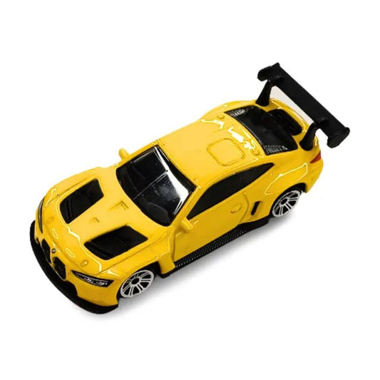 D - power MSZ – BMW M4 GT3 - Yellow | Die - Cast Replica, Ultimate Collector's Item, Race Cars | Toy Vehicles, Metal Toy Car Model - Pull Back Collection | Size - 1:64, For Kids 3+ - Marah Kids