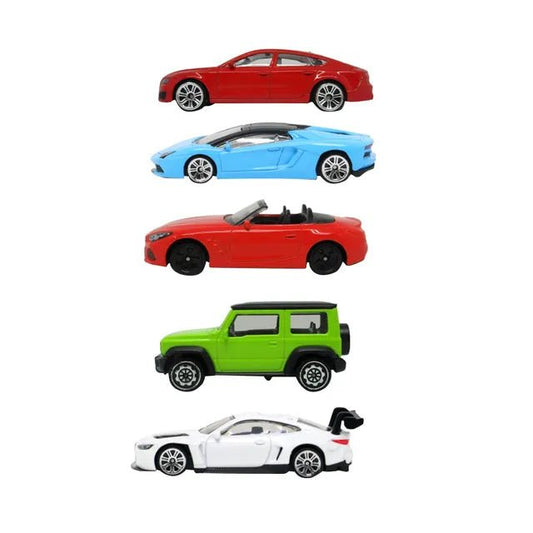 D - power MSZ – G5 Series, 5Pc 1:64 Sized Audi, Aventador, BMW, Jimny | Die - Cast Replica, Ultimate Collector's Item, Toy Car, Bundle Collection | Size - 1:64, For Kids 3+ - Marah Kids
