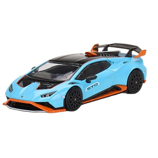 D - power MSZ – Lamborghini STO - Blue| Die - Cast Replica, Ultimate Collector's Item, Super Cars | Toy Vehicles, Metal Toy Car Model - Pull Back Collection | Size - 1:64, For Kids 3+ - Marah Kids