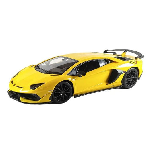 D - power MSZ – Lamborghini SVJ – Yellow | Die - Cast Replica, Ultimate Collector's Item, Super Cars | Toy Vehicles, Metal Toy Car Model - Pull Back Collection | Size - 1:64, For Kids 3+ - Marah Kids