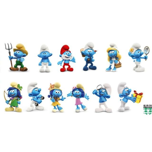 Giochi Smurfs Figure Foilbag 12Asst Cdu24 Woc - Marah Kids