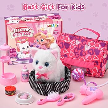 Cute Cat White Backpack - Marah Kids