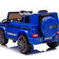 MERCEDES BENZ G63 AMG 12V RIDE - ON | 2 MOTORS | EVA WHEELS | LEATHER SEAT | BLUE - Marah Kids