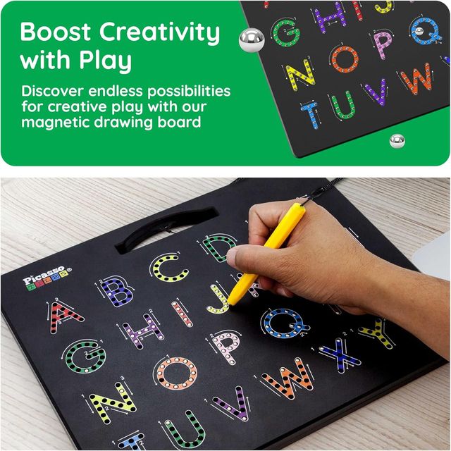 Picasso Magnetic Drawing Board Double Sided 2in1 - Marah Kids