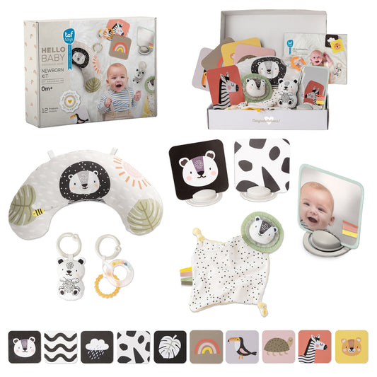 Taf Toy - Hello Baby Newborn Developmental Toy Kit - 12 Pcs