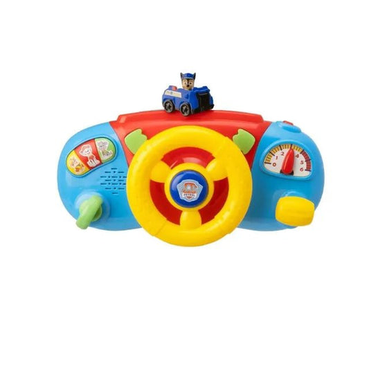 Nickelodeon - Paw Patrol Activity Driver Dashboard steering wheel | Lights and Sound Effects, interactive | Gift Ideal for ages 6 months - Marah Kids