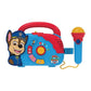 "Nickelodeon - Paw Patrol Boombox With Light & Working Microphone To Sing Along | Portable and Lightweight design for portability | Age Recommendation: Generally suitable for children aged 18 m+ " - Marah Kids