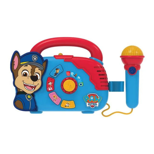 "Nickelodeon - Paw Patrol Boombox With Light & Working Microphone To Sing Along | Portable and Lightweight design for portability | Age Recommendation: Generally suitable for children aged 18 m+ " - Marah Kids