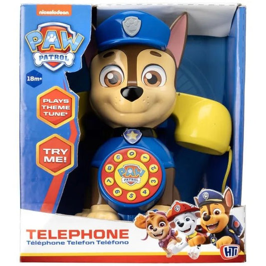 Nickelodeon - Paw Patrol Chase Toy Telephone | Perfect for imaginative play | Gift Ideal for ages 18 months - Marah Kids