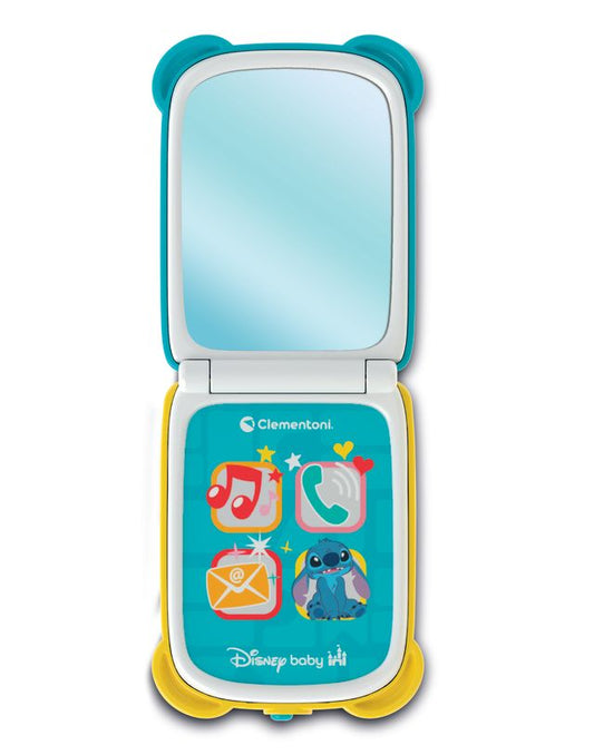 Disney Baby Stitch Flip Phone Battery Operated
