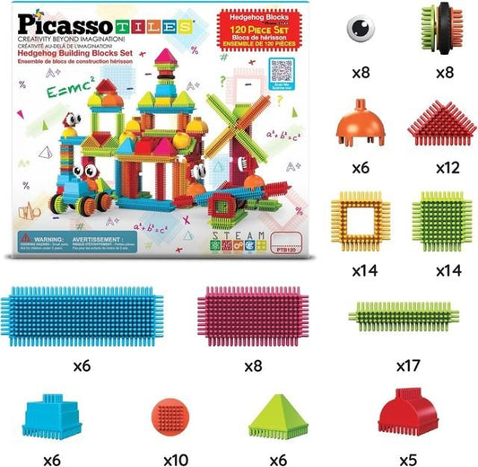 Picasso Magnetic Blocks Hedghog Set 120 - pieces - Marah Kids