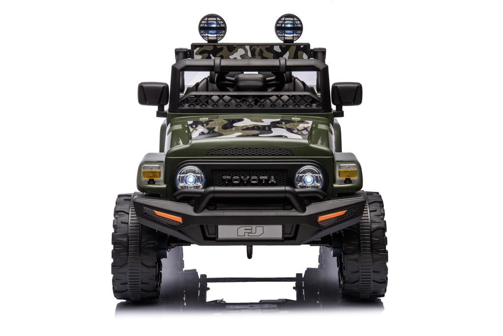TOYOTA FJ CRUISER 12V RIDE - ON | 2 MOTORS | EVA WHEELS | MILITARY GREEN - Marah Kids