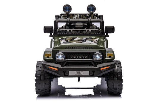 TOYOTA FJ CRUISER 12V RIDE - ON | 2 MOTORS | EVA WHEELS | MILITARY GREEN - Marah Kids