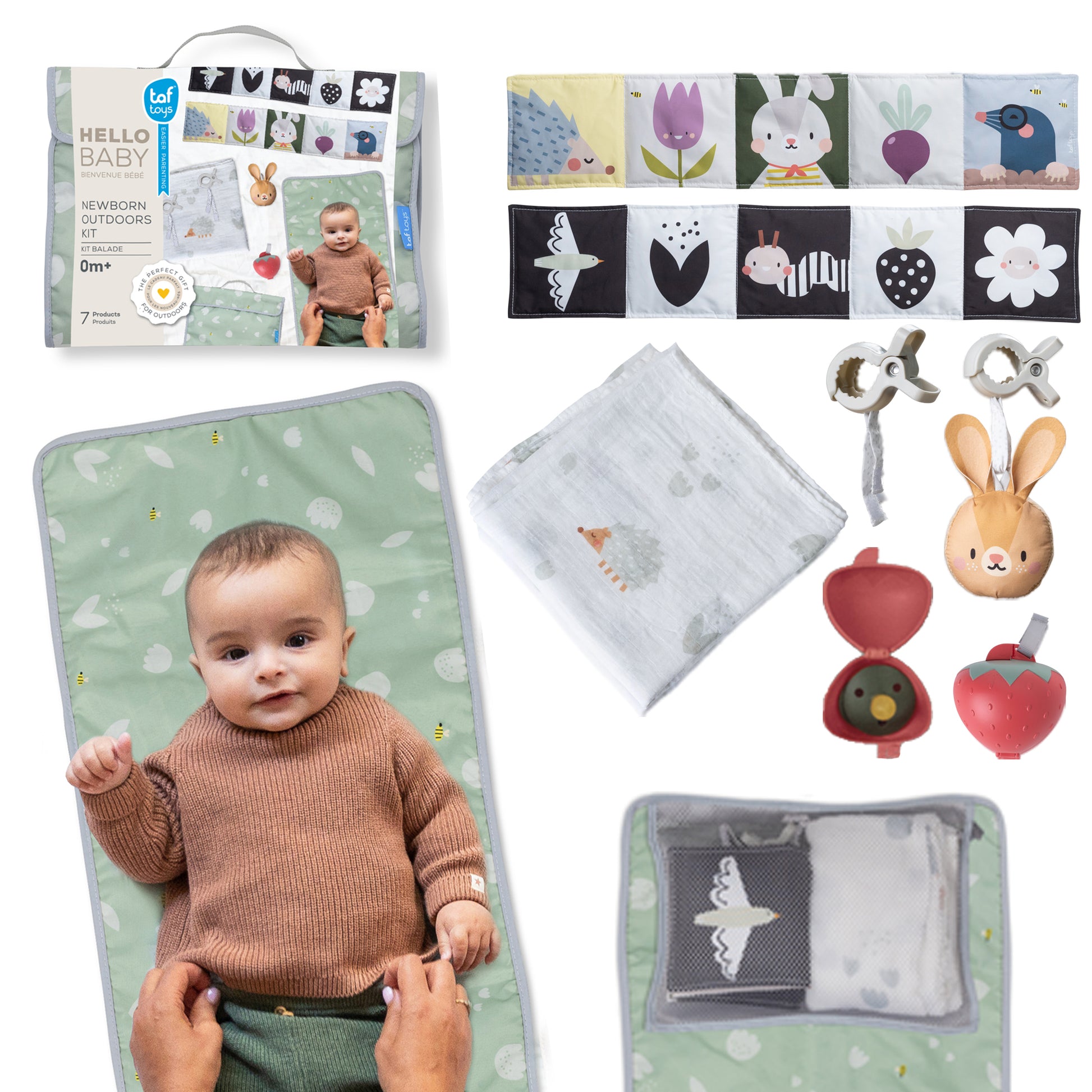 Taf Toys - Hello Baby Newborn Outdoors Kit - 7pcs - Marah Kids