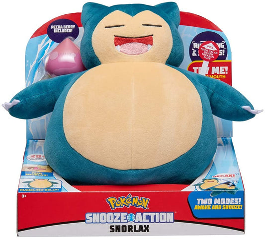 Jaswar -Pokemon Feature Plush Snooze Act.Snorlax