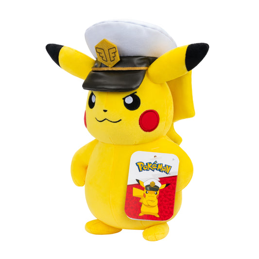 Jaswar -Pokemon Plush Captain Pikachu 8 Cdu6 Woc