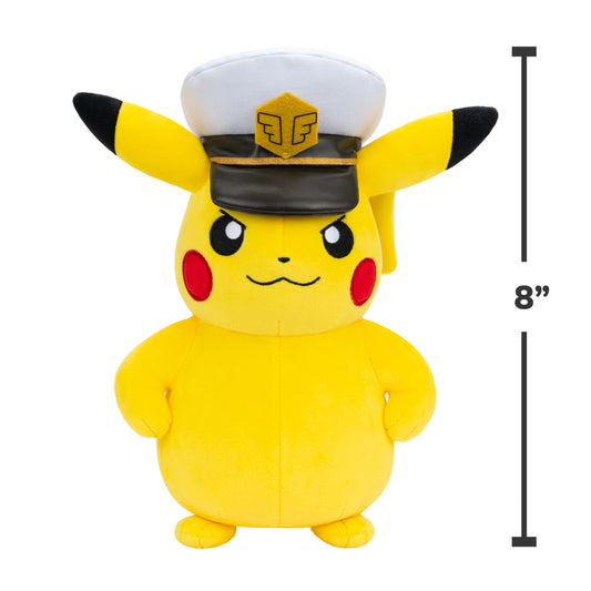 Jaswar -Pokemon Plush Captain Pikachu 8 Cdu6 Woc