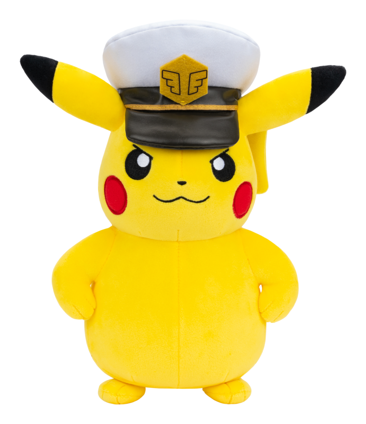 Jaswar -Pokemon Plush Captain Pikachu 8 Cdu6 Woc