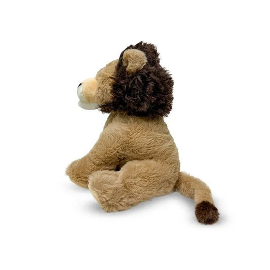 Your Planet 9" Eco Plush Teddy Bear Elephant, Lion, Panda, Gorilla Wildlife Soft Toys| Made from 100% Recycled Plastic|Kawaii Plush Cute Plushies| (Lion) - Marah Kids