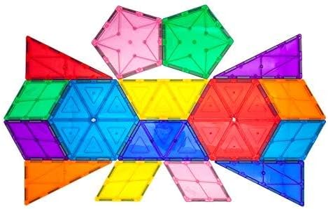 Picasso Magnetic Tiles 3D Geometry 16 - pieces - Marah Kids