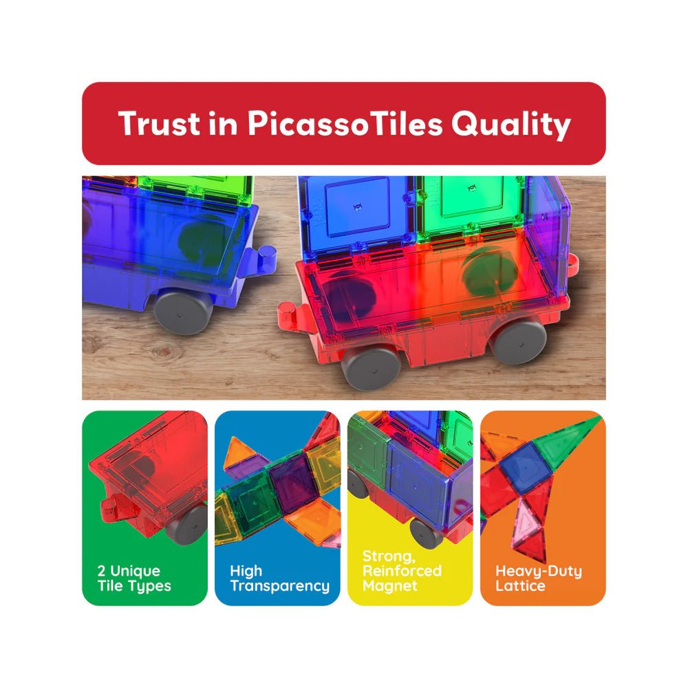 Picasso Magnetic Car Base Set 2 - pieces - Marah Kids