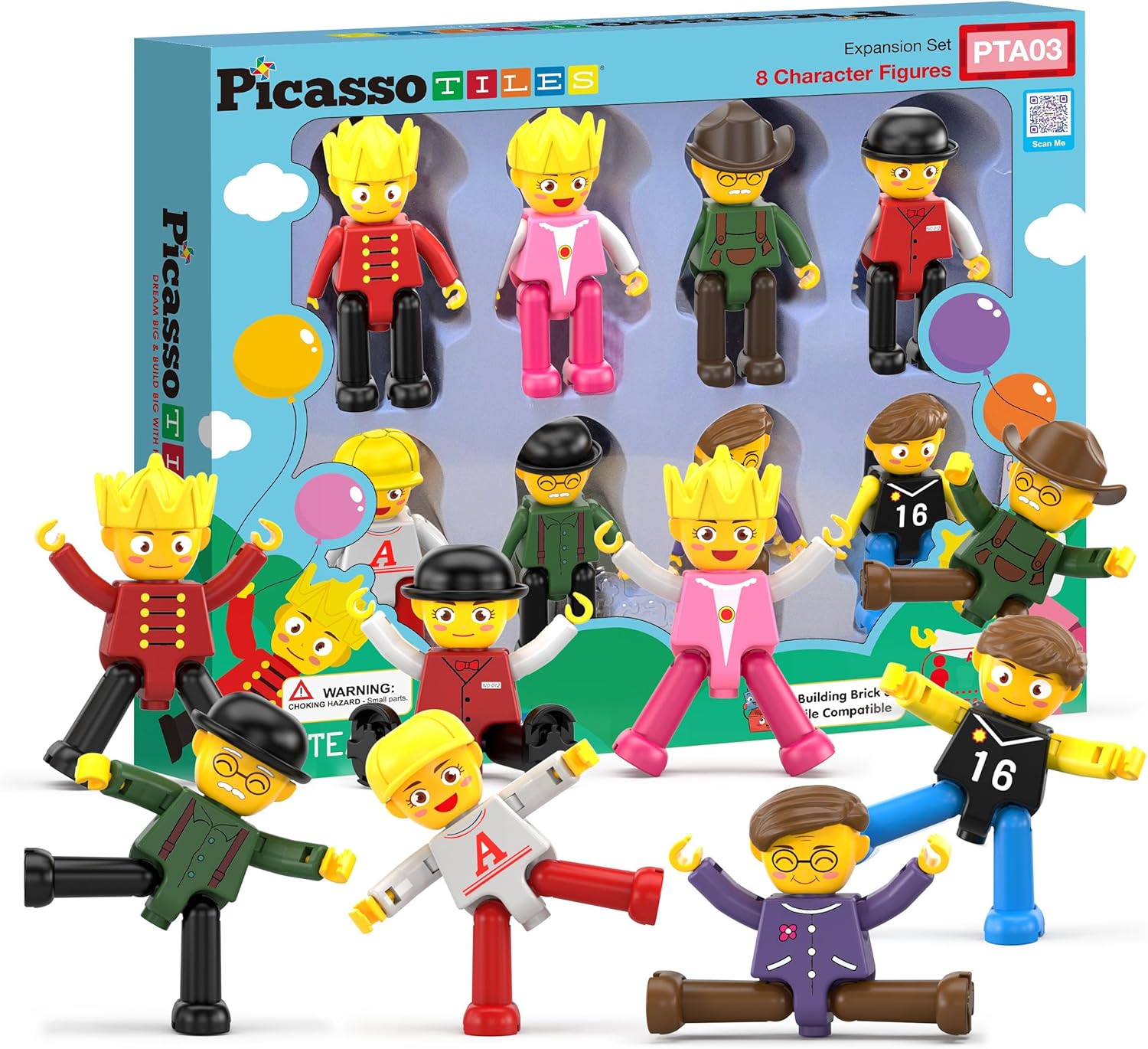 Picasso Magnetic Character Figures 8 - pieces - Marah Kids