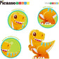Picasso Magnetic Dinosaur Figures 8 - pieces - Marah Kids