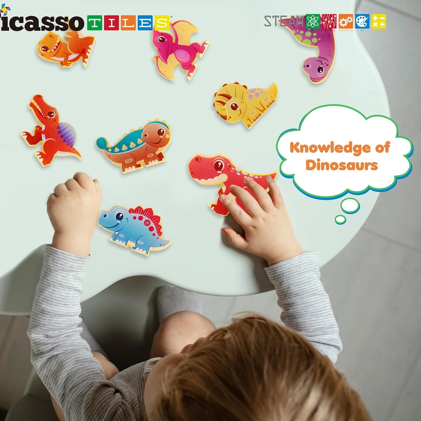 Picasso Magnetic Dinosaur Figures 8 - pieces - Marah Kids