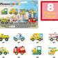Picasso Magnetic Block Metro City Vehicles 8 - pieces - Marah Kids