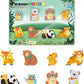 Picasso Magnetic Block Forest Animals 8 - pieces - Marah Kids