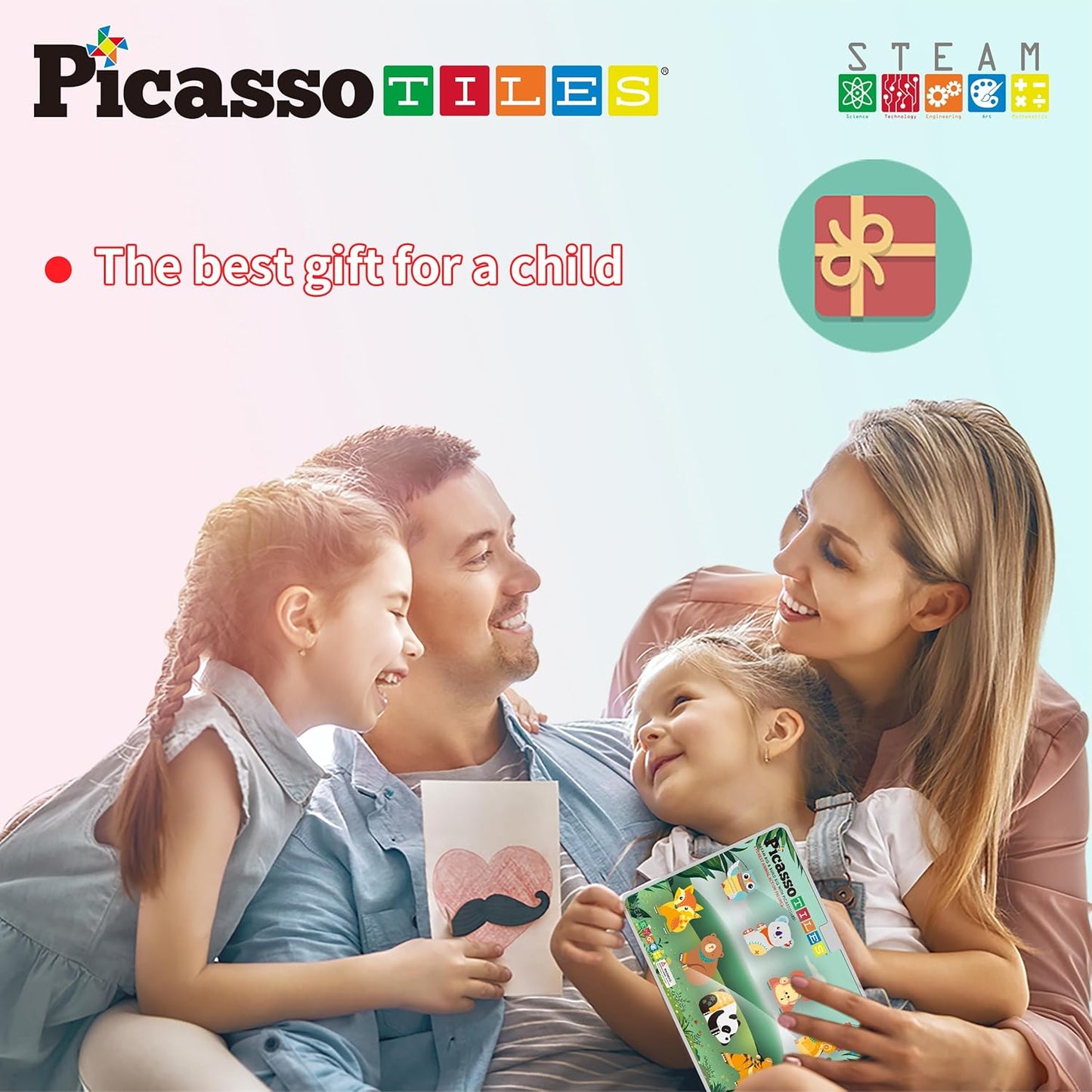 Picasso Magnetic Block Forest Animals 8 - pieces - Marah Kids