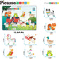 Picasso Magnetic Block Farm Animals 8 - pieces - Marah Kids