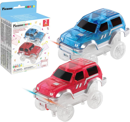 Picasso Magnetic Led Flashing Race Car 2 - pieces - Marah Kids
