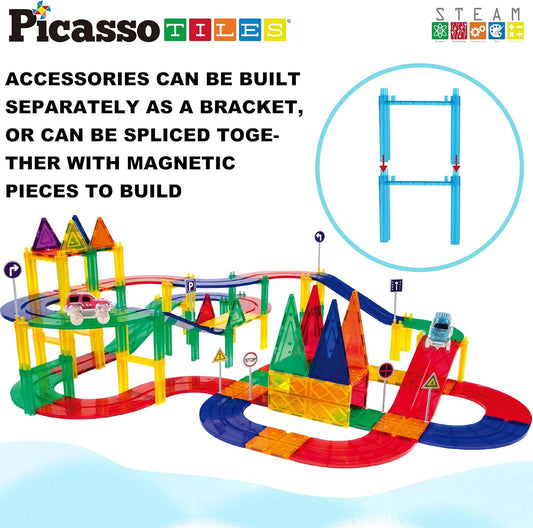 Picasso Magnetic Racing Set Support Column Parts 12 - pieces - Marah Kids