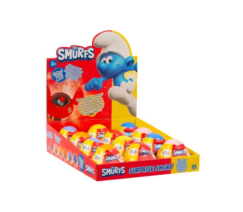Giochi Smurfs Surprise House+1 Figure Cdu12 Woc - Marah Kids