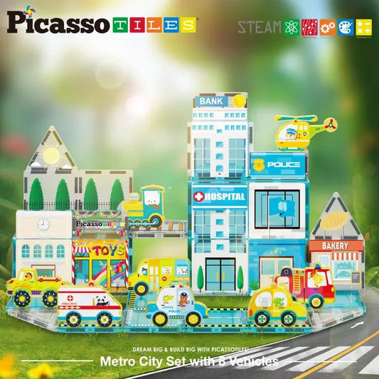 Picasso Magnetic 3D Metro City 50Pcs