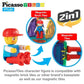 Picasso Magnetic Bricks+Tiles 63Pcs