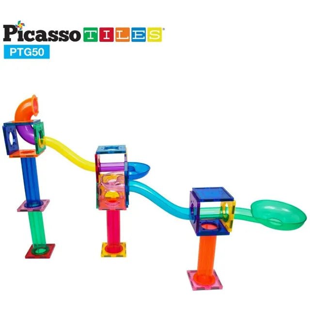Picasso Magnetic Marble Run 50Pcs - Marah Kids