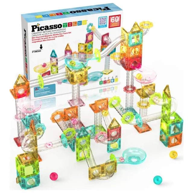 Picasso Mag. Mini Diamnd Run Track 60Pcs - Marah Kids