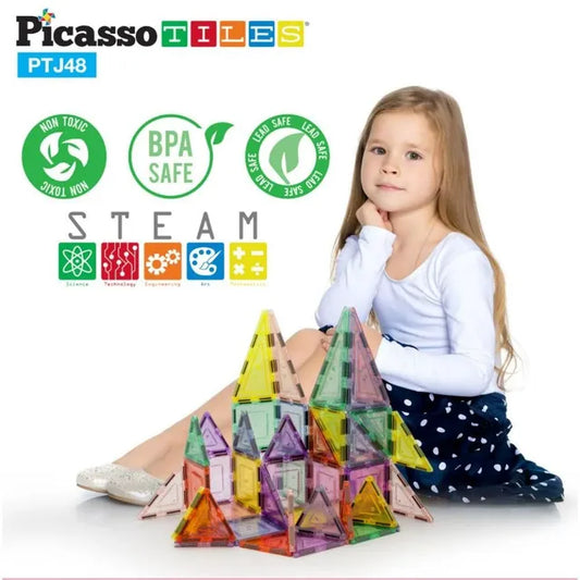 Picasso Magnetic Pastel Glitter 48Pcs