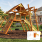 Kiddoro - Discovery Den With Monkey Bars Swing Set - image 7