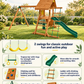 Kiddoro - Hilltop Heights Swing Set
